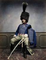 1814-15 - 2eme Regiment de Hussards, en grand uniforme (couleur)